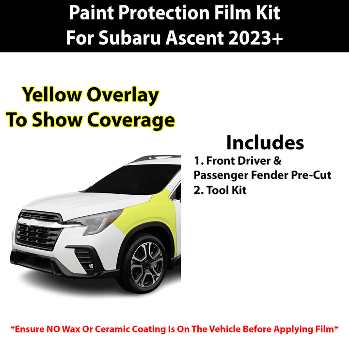Fits Subaru Ascent 2023+ Precut Premium Paint Protection Film Clear Bra PPF Decal Film Kit Cover - Bogar Tech Designs