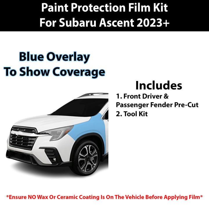 Fits Subaru Ascent 2023+ Precut Premium Paint Protection Film Clear Bra PPF Decal Film Kit Cover - Bogar Tech Designs