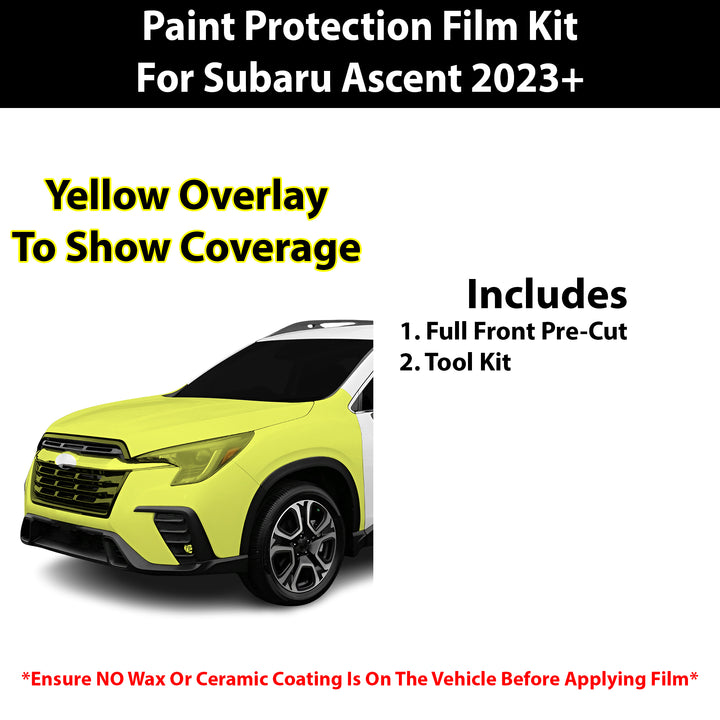 Fits Subaru Ascent 2023+ Precut Premium Paint Protection Film Clear Bra PPF Decal Film Kit Cover - Bogar Tech Designs