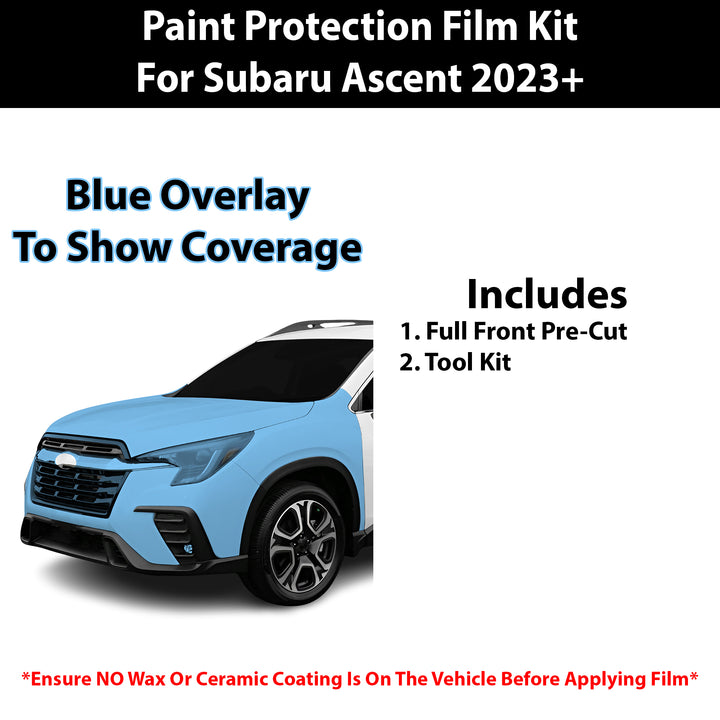 Fits Subaru Ascent 2023+ Precut Premium Paint Protection Film Clear Bra PPF Decal Film Kit Cover - Bogar Tech Designs