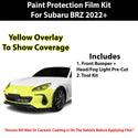 Fits Subaru BRZ 2022+ Precut Premium Paint Protection Film Clear Bra PPF Decal Film Kit Cover