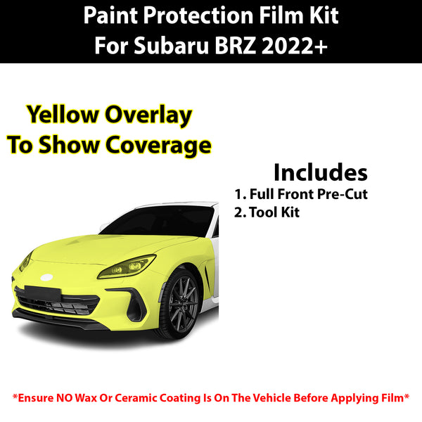 Fits Subaru BRZ 2022+ Precut Premium Paint Protection Film Clear Bra PPF Decal Film Kit Cover