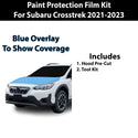 Fits Subaru Crosstrek 2021-2023 Precut Premium Paint Protection Film Clear Bra PPF Decal Film Kit Cover