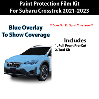 Fits Subaru Crosstrek 2021-2023 Precut Premium Paint Protection Film Clear Bra PPF Decal Film Kit Cover