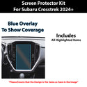 For Subaru Crosstrek 2024+ Scratch Resistant Shatter Proof Infotainment Clear Screen Protection Film