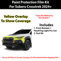 Fits Subaru Crosstrek (Wilderness) 2024+ Precut Premium Paint Protection Film Clear Bra PPF Decal Film Kit Cover