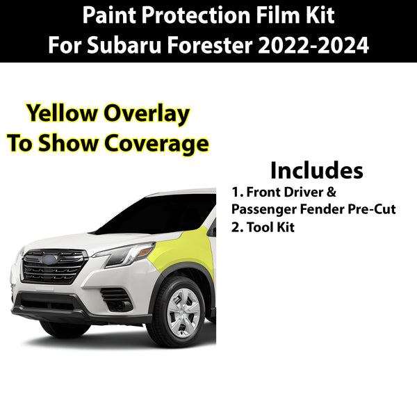 Fits Subaru Forester 2022-2024 Precut Premium Paint Protection Film Clear Bra PPF Decal Film Kit Cover