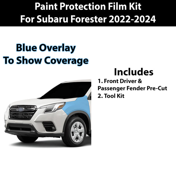 Fits Subaru Forester 2022-2024 Precut Premium Paint Protection Film Clear Bra PPF Decal Film Kit Cover