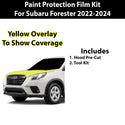 Fits Subaru Forester 2022-2024 Precut Premium Paint Protection Film Clear Bra PPF Decal Film Kit Cover