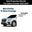 Fits Subaru Forester 2022-2024 Precut Premium Paint Protection Film Clear Bra PPF Decal Film Kit Cover