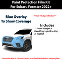 Fits Subaru Forester (Sport) 2022+ Precut Premium Paint Protection Film Clear Bra PPF Decal Film Kit Cover