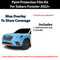 Fits Subaru Forester (Sport) 2022+ Precut Premium Paint Protection Film Clear Bra PPF Decal Film Kit Cover