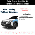 Fits Subaru Forester (Wilderness) 2022+ Precut Premium Paint Protection Film Clear Bra PPF Decal Film Kit Cover