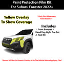 Fits Subaru Forester (Wilderness) 2022+ Precut Premium Paint Protection Film Clear Bra PPF Decal Film Kit Cover