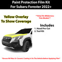 Fits Subaru Forester (Wilderness) 2022+ Precut Premium Paint Protection Film Clear Bra PPF Decal Film Kit Cover