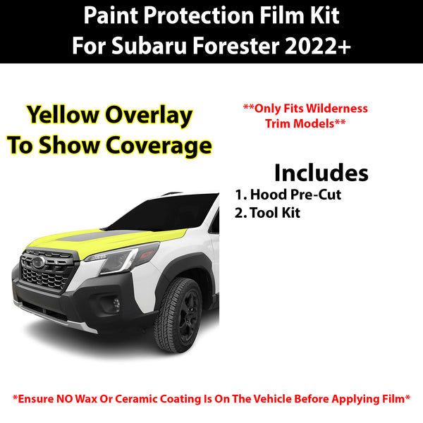 Fits Subaru Forester (Wilderness) 2022+ Precut Premium Paint Protection Film Clear Bra PPF Decal Film Kit Cover