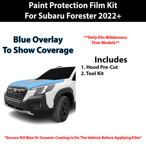 Fits Subaru Forester (Wilderness) 2022+ Precut Premium Paint Protection Film Clear Bra PPF Decal Film Kit Cover