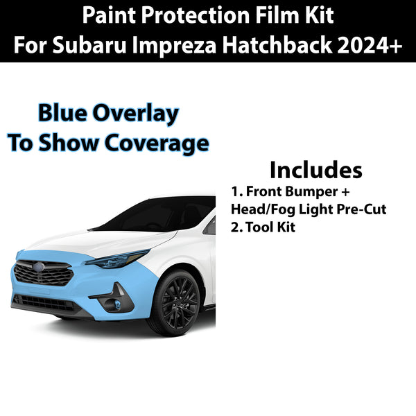 Precut Premium Paint Protection Film Clear Bra PPF Decal Film Kit Cover Fits Subaru Impreza 2024-2025