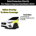 Precut Premium Paint Protection Film Clear Bra PPF Decal Film Kit Cover Fits Subaru Impreza 2024-2025