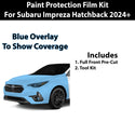 Precut Premium Paint Protection Film Clear Bra PPF Decal Film Kit Cover Fits Subaru Impreza 2024-2025