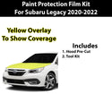 Fits Subaru Legacy 2020-2022 Precut Premium Paint Protection Film Clear Bra PPF Decal Film Kit