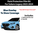 Fits Subaru Legacy 2023+ Precut Premium Paint Protection Film Clear Bra PPF Decal Film Kit