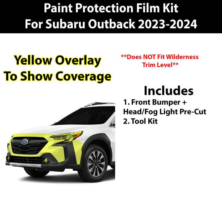 Fits Subaru Outback 2023+ Precut Premium Paint Protection Film Clear Bra PPF Decal Film Kit Cover - Bogar Tech Designs