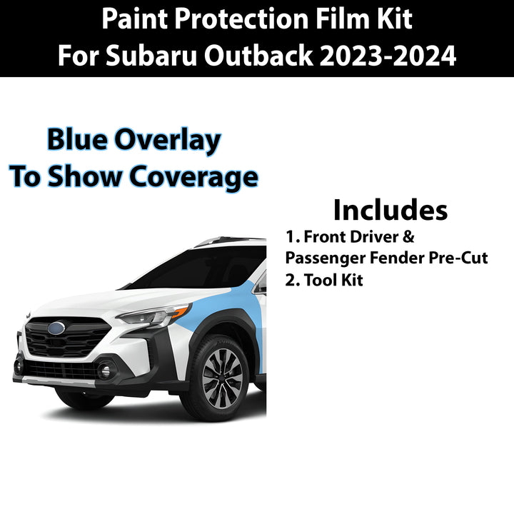 Fits Subaru Outback 2023+ Precut Premium Paint Protection Film Clear Bra PPF Decal Film Kit Cover - Bogar Tech Designs