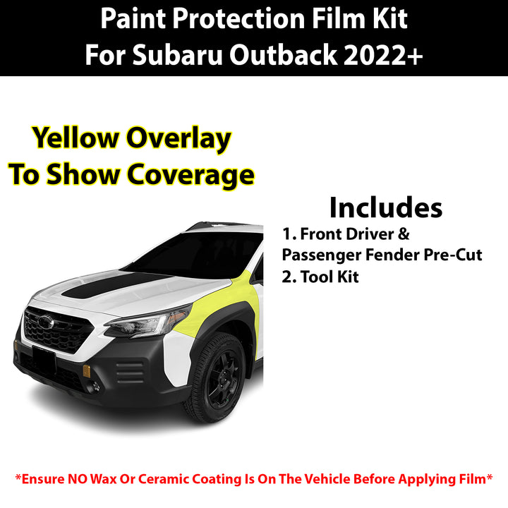 Fits Subaru Outback (Wilderness) 2022+ Precut Premium Paint Protection Film Clear Bra PPF Decal Film Kit Cover - Bogar Tech Designs