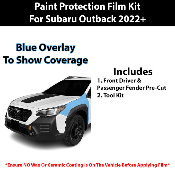 Fits Subaru Outback (Wilderness) 2022+ Precut Premium Paint Protection Film Clear Bra PPF Decal Film Kit Cover - Bogar Tech Designs