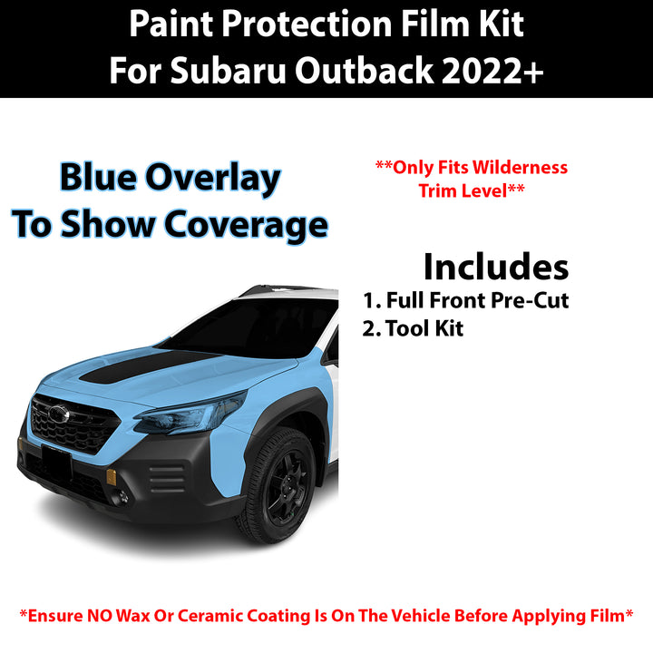 Fits Subaru Outback (Wilderness) 2022+ Precut Premium Paint Protection Film Clear Bra PPF Decal Film Kit Cover - Bogar Tech Designs