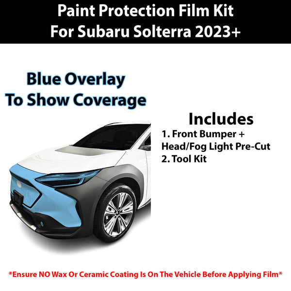 Fits Subaru Solterra 2023+ Precut Premium Paint Protection Film Clear Bra PPF Decal Film Kit Cover