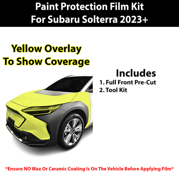 Fits Subaru Solterra 2023+ Precut Premium Paint Protection Film Clear Bra PPF Decal Film Kit Cover