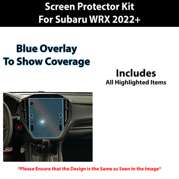 For Subaru WRX 2022+ Scratch Resistant Shatter Proof Infotainment Clear Screen Protection Film