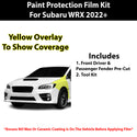 Fits Subaru WRX 2022+ Precut Premium Paint Protection Film Clear Bra PPF Decal Film Kit Cover