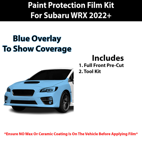 Fits Subaru WRX 2022+ Precut Premium Paint Protection Film Clear Bra PPF Decal Film Kit Cover