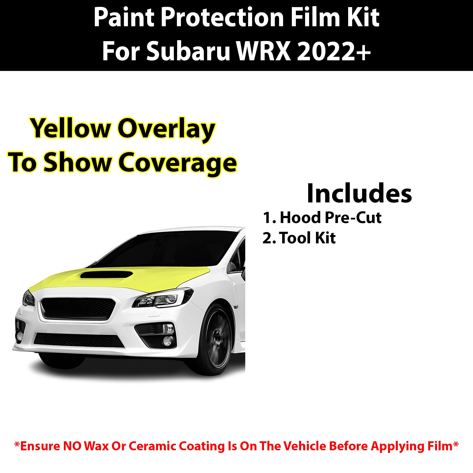 Fits Subaru WRX 2022+ Precut Premium Paint Protection Film Clear Bra PPF Decal Film Kit Cover - Bogar Tech Designs