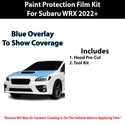 Fits Subaru WRX 2022+ Precut Premium Paint Protection Film Clear Bra PPF Decal Film Kit Cover