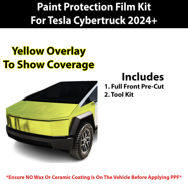 Fits Tesla Cybertruck 2023+ Precut Premium Paint Protection Film Clear Bra PPF Decal Film Kit