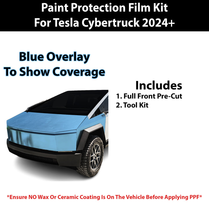 Fits Tesla Cybertruck 2023+ Precut Premium Paint Protection Film Clear Bra PPF Decal Film Kit - Bogar Tech Designs