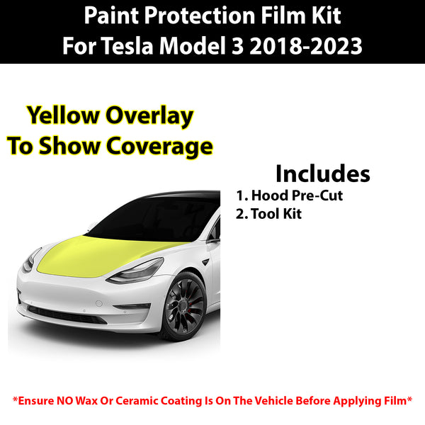 Fits Tesla Model 3 2018-2023 Precut Premium Paint Protection Film Clear Bra PPF Decal Film Kit