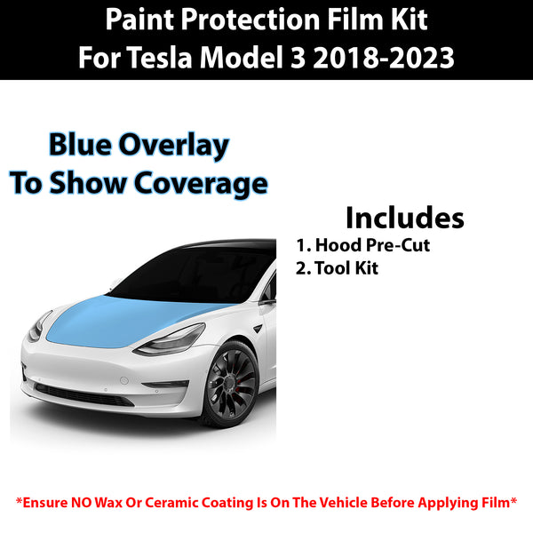 Fits Tesla Model 3 2018-2023 Precut Premium Paint Protection Film Clear Bra PPF Decal Film Kit