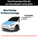 Fits Tesla Model Y 2018-2023 Precut Premium Paint Protection Film Clear Bra PPF Decal Film Kit Cover