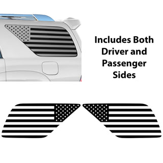 Precut Window American Flag Vinyl Decal Stickers Fits Toyota 4Runner 2003-2009