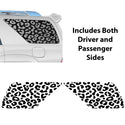 Precut Leopard Cheetah Rear Side Quarter Window Decal Sticker Fits Toyota 4Runner 2003-2009