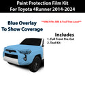 Fits Toyota 4Runner 2014+ Precut Premium Paint Protection Film Clear Bra PPF Decal Film Kit Cover