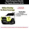 Fits Toyota 4Runner (TRD Pro) 2018+ Precut Premium Paint Protection Film Clear Bra PPF Decal Film Kit Cover