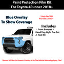 Fits Toyota 4Runner (TRD Pro) 2018+ Precut Premium Paint Protection Film Clear Bra PPF Decal Film Kit Cover