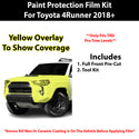 Fits Toyota 4Runner (TRD Pro) 2018+ Precut Premium Paint Protection Film Clear Bra PPF Decal Film Kit Cover