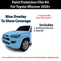 Fits Toyota 4Runner (TRD Sport) 2022+ Precut Premium Paint Protection Film Clear Bra PPF Decal Film Kit Cover